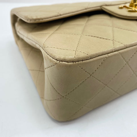 CHANEL Matelassé 23 Shoulder Bag beige WS30670