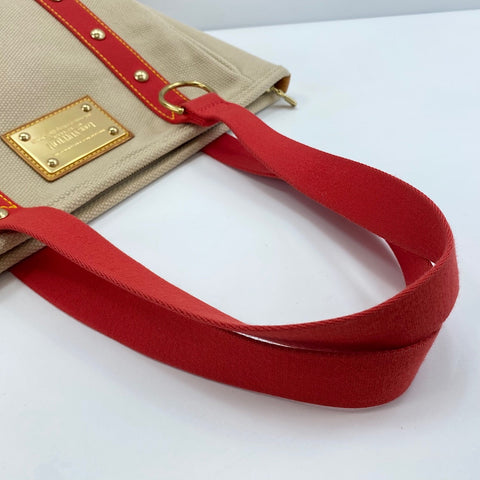 LOUIS VUITTON Kaba MM Tote Bag beige WS30672