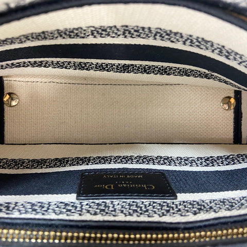 Christian Dior Lady Dior Medium Embroidered, 2-Way Handbag black WS30673