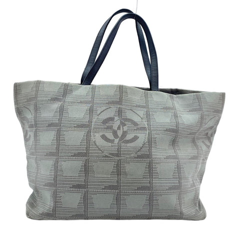 CHANEL New Travel Line Tote Bag gray WS30675