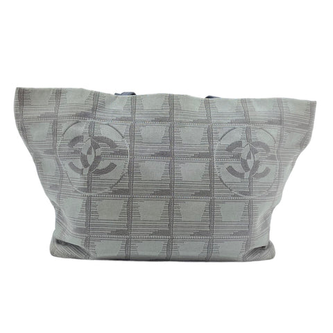CHANEL New Travel Line Tote Bag gray WS30675