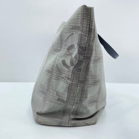CHANEL New Travel Line Tote Bag gray WS30675
