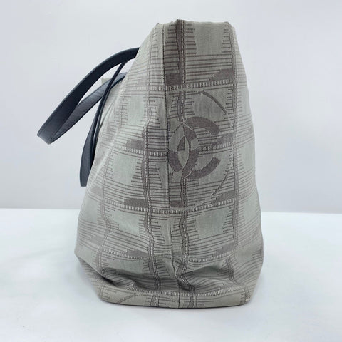 CHANEL New Travel Line Tote Bag gray WS30675