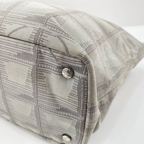 CHANEL New Travel Line Tote Bag gray WS30675