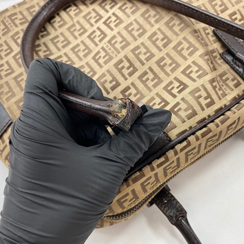 FENDI Zucca Handbag beige WS30681