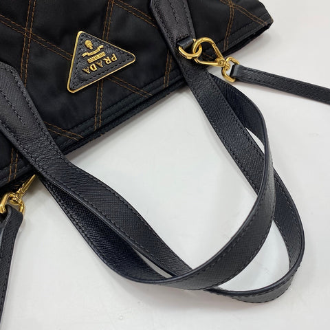 PRADA 2WAY Handbag black WS30682