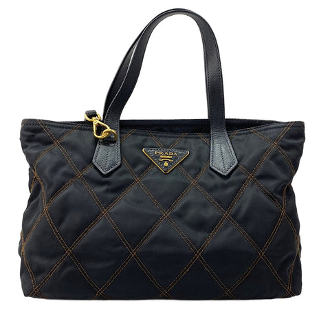 PRADA 2WAY Handbag black WS30682