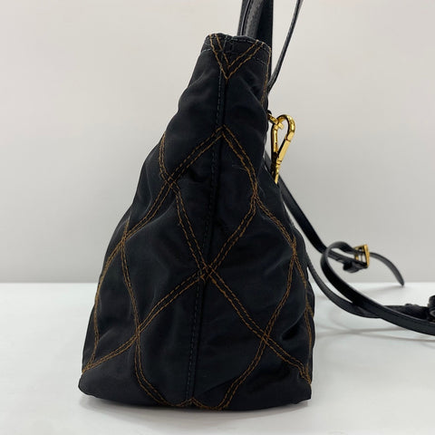 PRADA 2WAY Handbag black WS30682