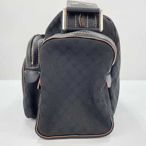 CELINE Macadam Shoulder Bag black WS30690