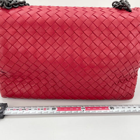 BOTTEGAVENETA INTRECCIATO  Shoulder Bag Red WS30692