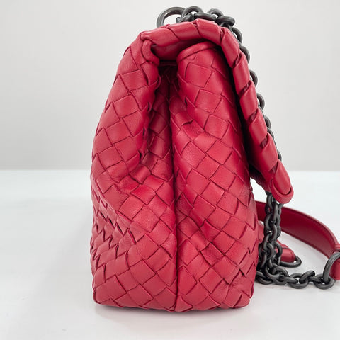 BOTTEGAVENETA INTRECCIATO  Shoulder Bag Red WS30692