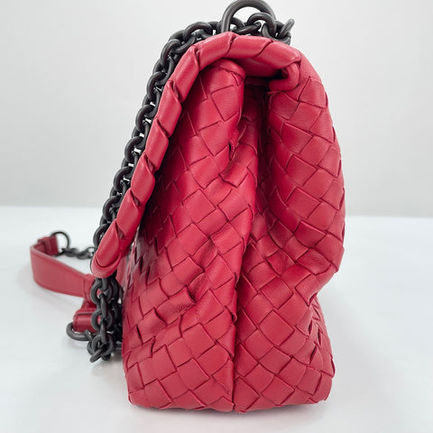 BOTTEGAVENETA INTRECCIATO  Shoulder Bag Red WS30692