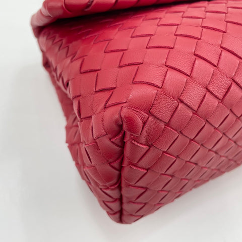 BOTTEGAVENETA INTRECCIATO  Shoulder Bag Red WS30692