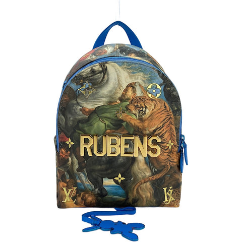 LOUIS VUITTON Masters Collection Rubens Palm Springs Backpack Â· Daypack blue WS30699