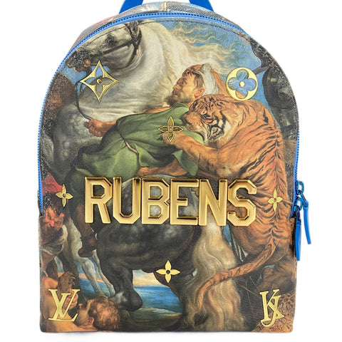 LOUIS VUITTON Masters Collection Rubens Palm Springs Backpack Â· Daypack blue WS30699