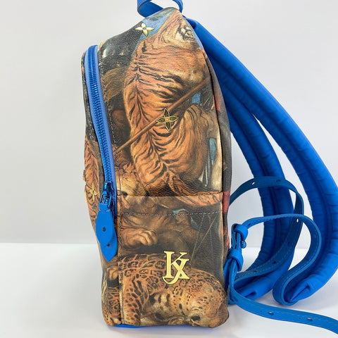 LOUIS VUITTON Masters Collection Rubens Palm Springs Backpack Â· Daypack blue WS30699