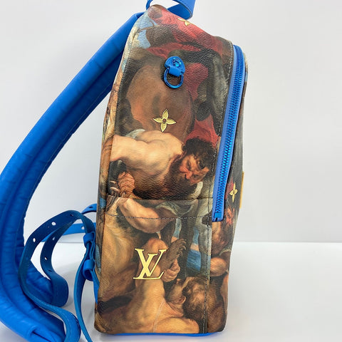 LOUIS VUITTON Masters Collection Rubens Palm Springs Backpack Â· Daypack blue WS30699