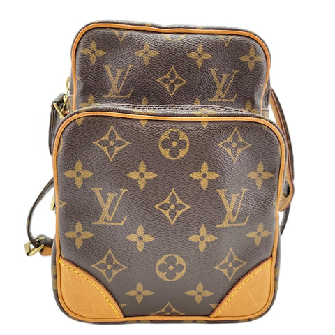 LOUIS VUITTON Amazon Shoulder Bag Brown WS30705