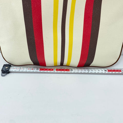 Miu Miu Ivy Stripes Tote Bag white WS30706