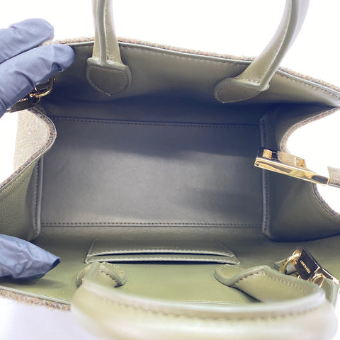 Salvatore Ferragamo Hug Cancino 2WAY Handbag green WS30707