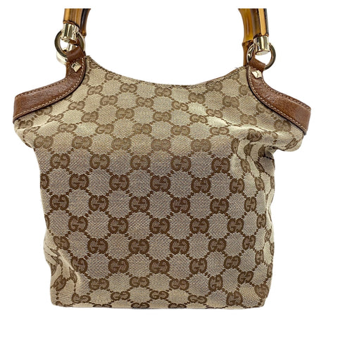 GUCCI Bamboo Handbag Brown WS30711