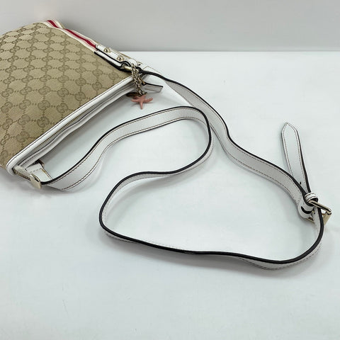 GUCCI Sherry Line Shoulder Bag beige WS30713