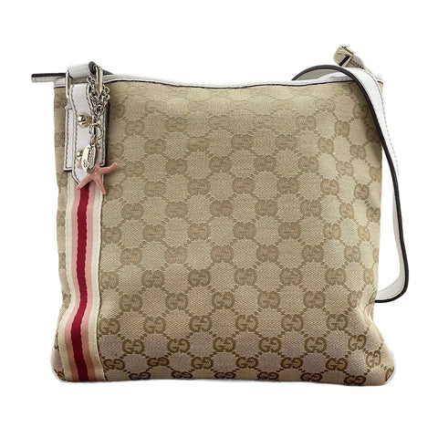 GUCCI Sherry Line Shoulder Bag beige WS30713