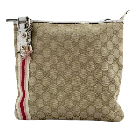 GUCCI Sherry Line Shoulder Bag beige WS30713