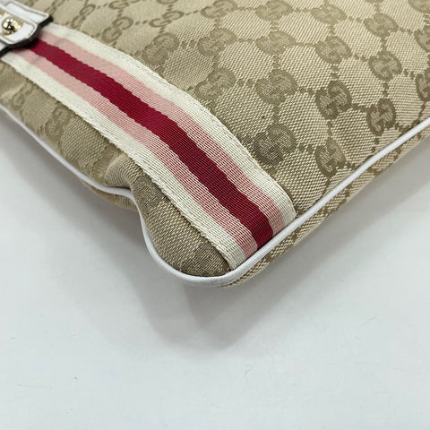 GUCCI Sherry Line Shoulder Bag beige WS30713
