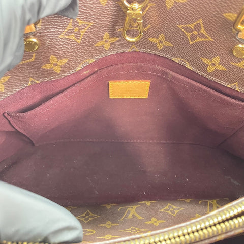 LOUIS VUITTON Montaigne MM Handbag Brown WS30716