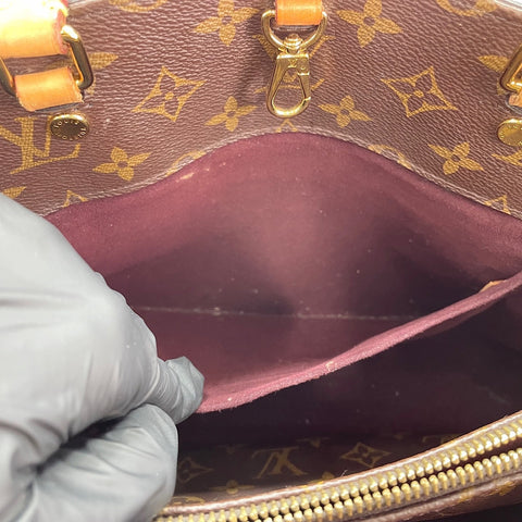 LOUIS VUITTON Montaigne MM Handbag Brown WS30716
