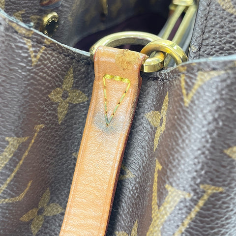 LOUIS VUITTON Montaigne MM Handbag Brown WS30716