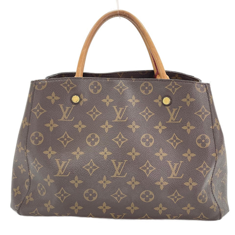LOUIS VUITTON Montaigne MM Handbag Brown WS30716