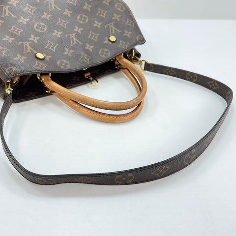 LOUIS VUITTON Montaigne MM Handbag Brown WS30716