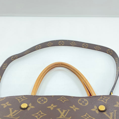 LOUIS VUITTON Montaigne MM Handbag Brown WS30716