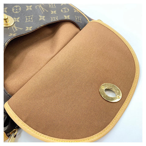 LOUIS VUITTON Turam PM Shoulder Bag Brown WS30717