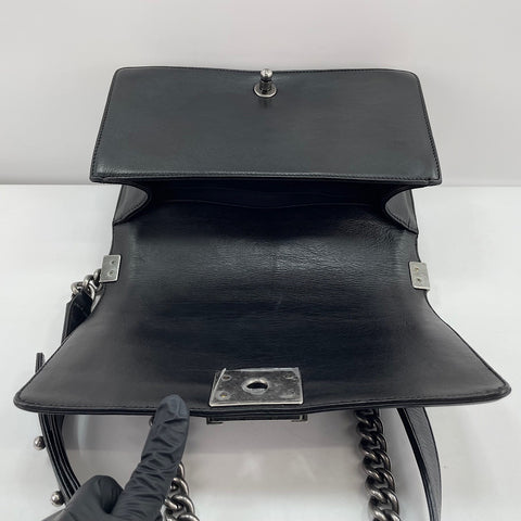CHANEL Boy Chanel Medium Shoulder Bag black WS30720