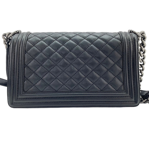 CHANEL Boy Chanel Medium Shoulder Bag black WS30720
