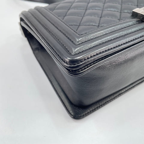CHANEL Boy Chanel Medium Shoulder Bag black WS30720