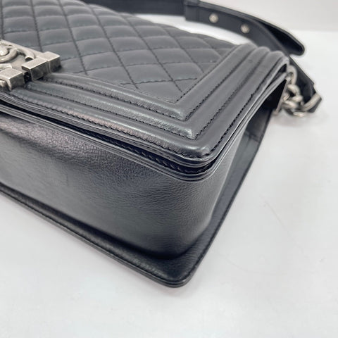 CHANEL Boy Chanel Medium Shoulder Bag black WS30720