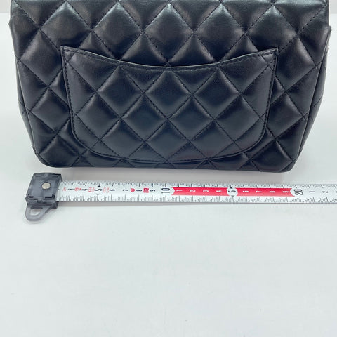 CHANEL Mini Matelassé Shoulder Bag black WS30721