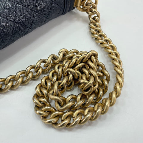 CHANEL Boy Chanel Small Shoulder Bag black WS30722