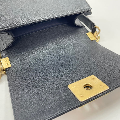 CHANEL Boy Chanel Small Shoulder Bag black WS30722
