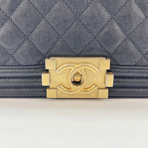 CHANEL Boy Chanel Small Shoulder Bag black WS30722