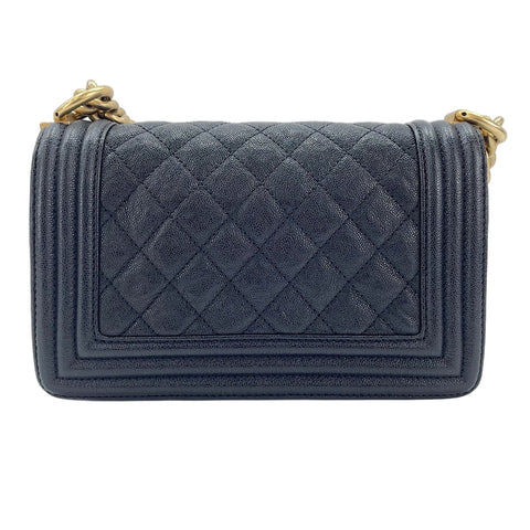 CHANEL Boy Chanel Small Shoulder Bag black WS30722