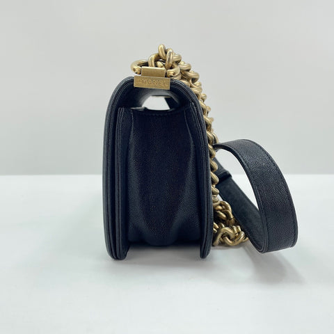 CHANEL Boy Chanel Small Shoulder Bag black WS30722