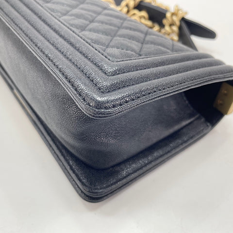 CHANEL Boy Chanel Small Shoulder Bag black WS30722