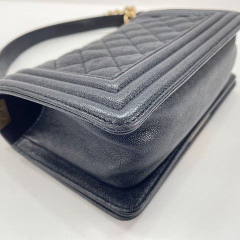 CHANEL Boy Chanel Small Shoulder Bag black WS30722