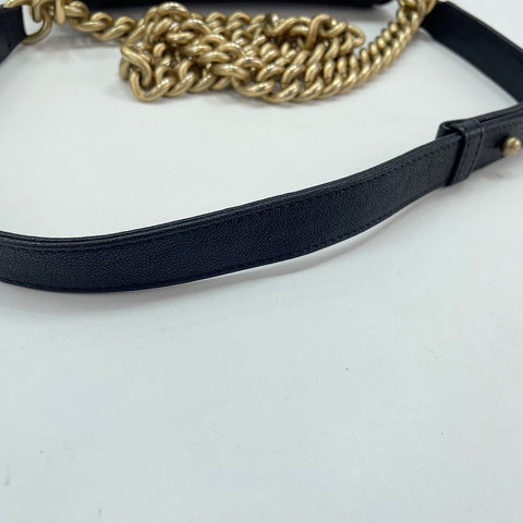CHANEL Boy Chanel Small Shoulder Bag black WS30722