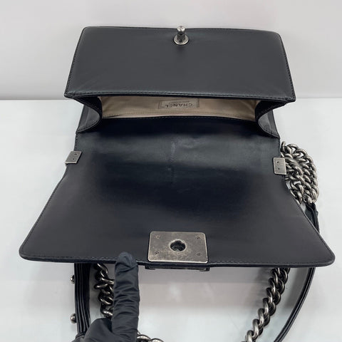 CHANEL Boy Chanel Medium Shoulder Bag black WS30727